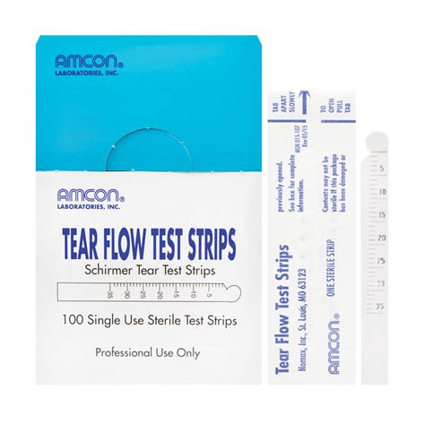 tear flo diagnostic test strips|amcon tear test strips.